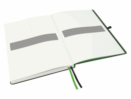 Notitieboek Leitz Complete A5 160blz 100gr lijn zwart