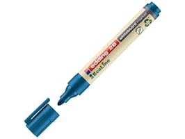 edding EcoLine 28 Whiteboardmarker, Ronde Punt, 1,5 mm, Blauw (doos 10 stuks)