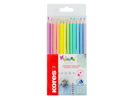 Kores Kolores Kleurpotloden Pastel (1 pak x 12 stuks)