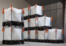 Big-bag-pallet gemakkelijk stapelbaar