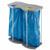 Afvalzakstandaard-set ProfiLine WS met 250 blauwe afvalzakken frame 2x120 l, h x b x d = 1000x880x450 mm vaste opstelling