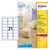 Etiket Avery L7782-25 63.5x38.1mm transparant 525stuks