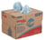 Kimberly Clark Wypall X60 poetsdoek, 1-laags, kleur blauw. Verpakt per 200stuks